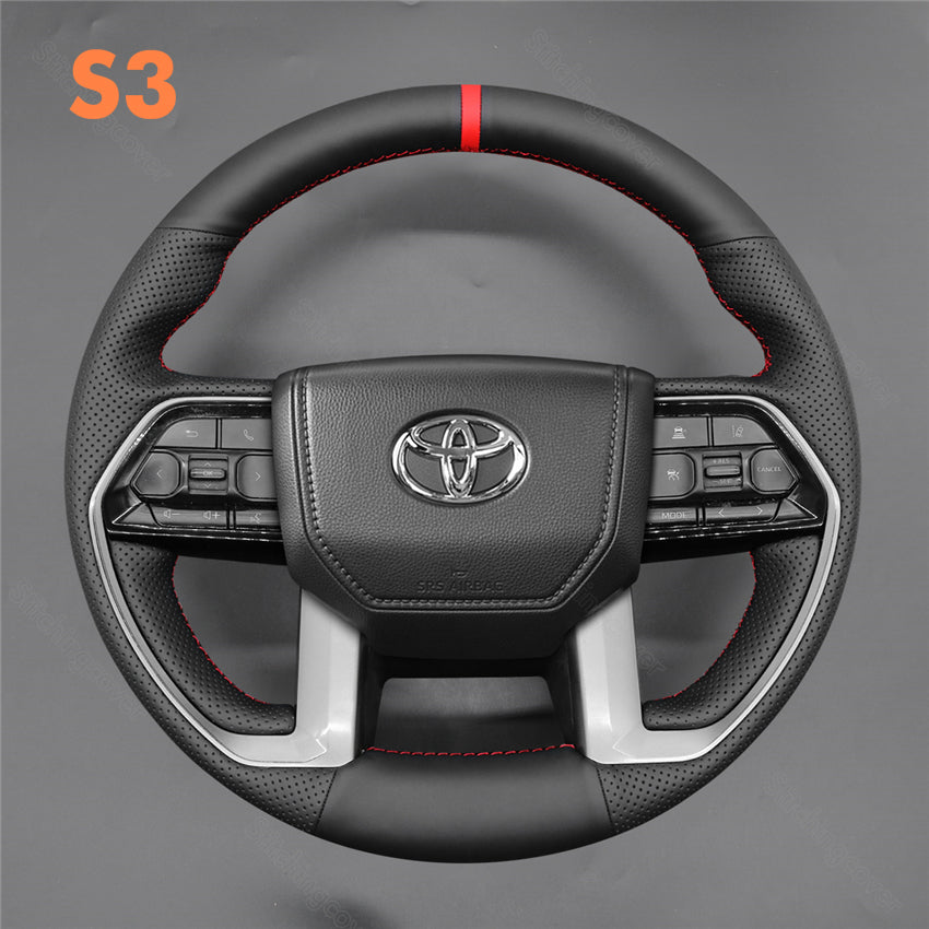 Steering Wheel Cover For Toyota Tundra 4Runner Tacoma Sequoia Crewmax 2022-2025