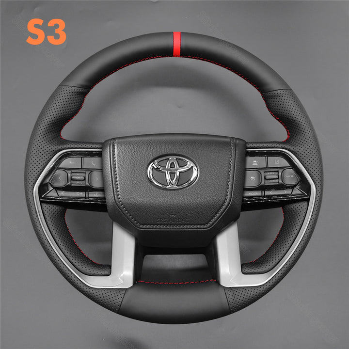 Steering Wheel Cover For Toyota Tundra 4Runner Tacoma Sequoia Crewmax 2022-2025