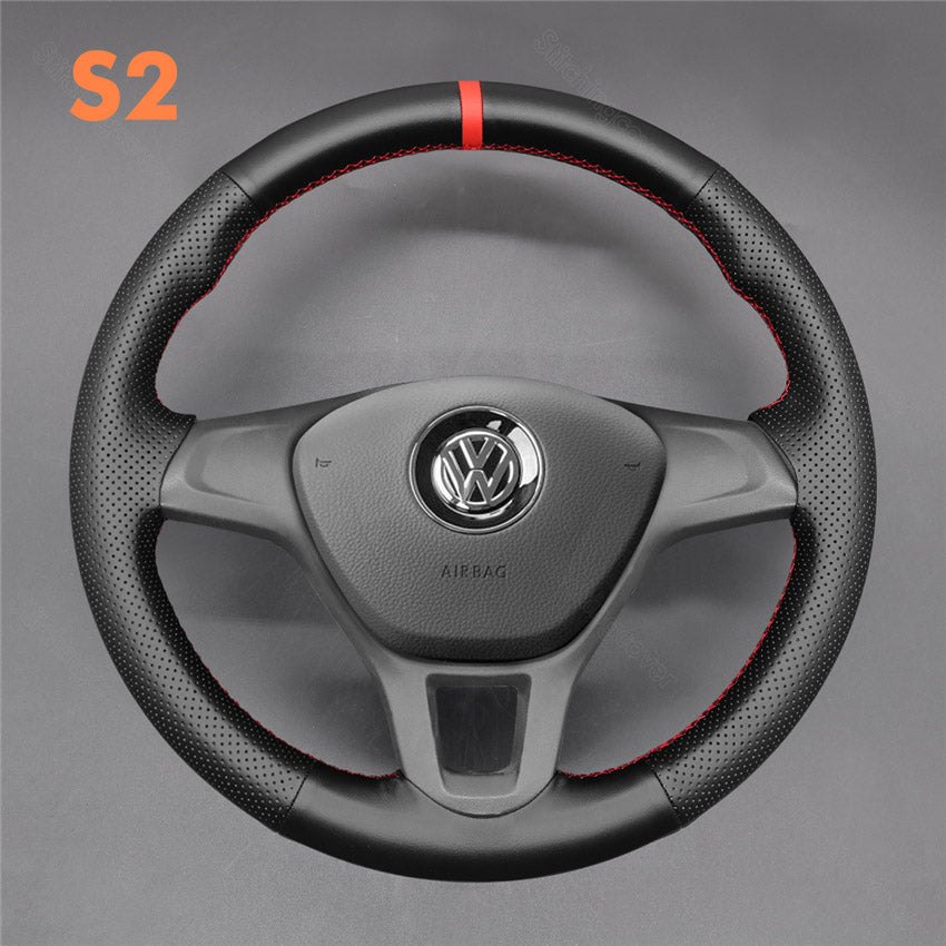 Steering Wheel Cover For Volkswagen VW Amarok T6 California Caravelle Kombi Multivan Transporter 2015-2021
