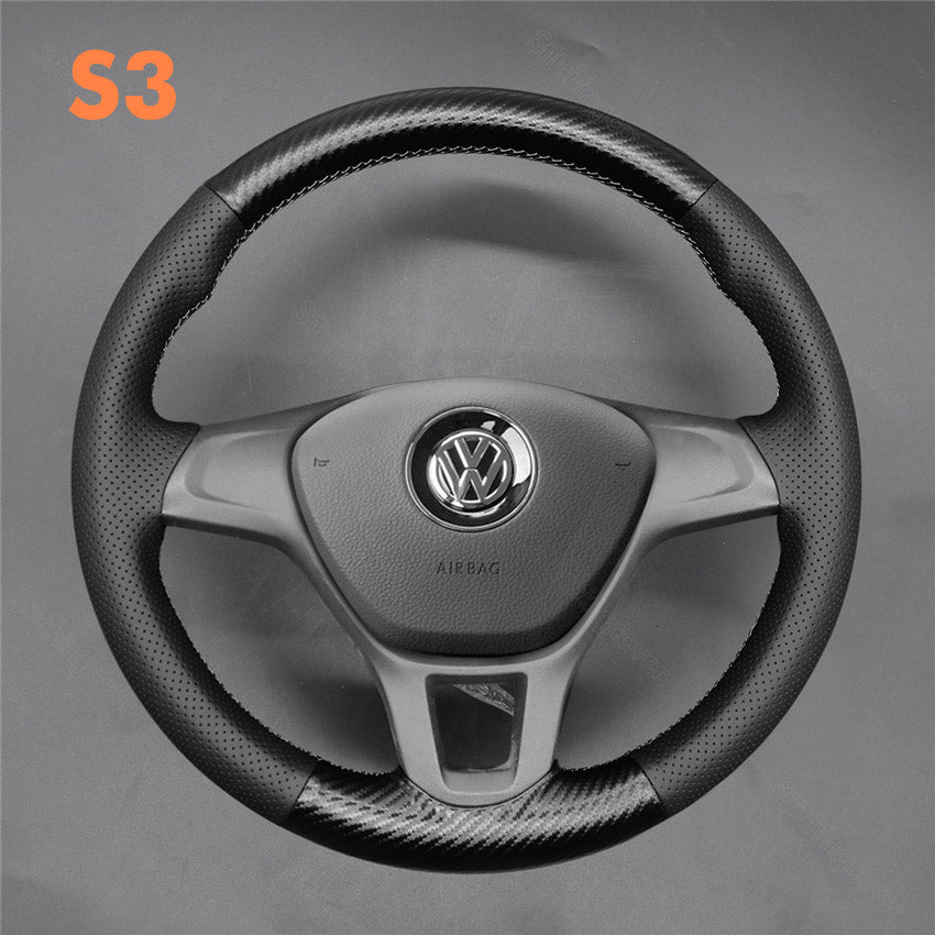 Steering Wheel Cover For Volkswagen VW Amarok T6 California Caravelle Kombi Multivan Transporter