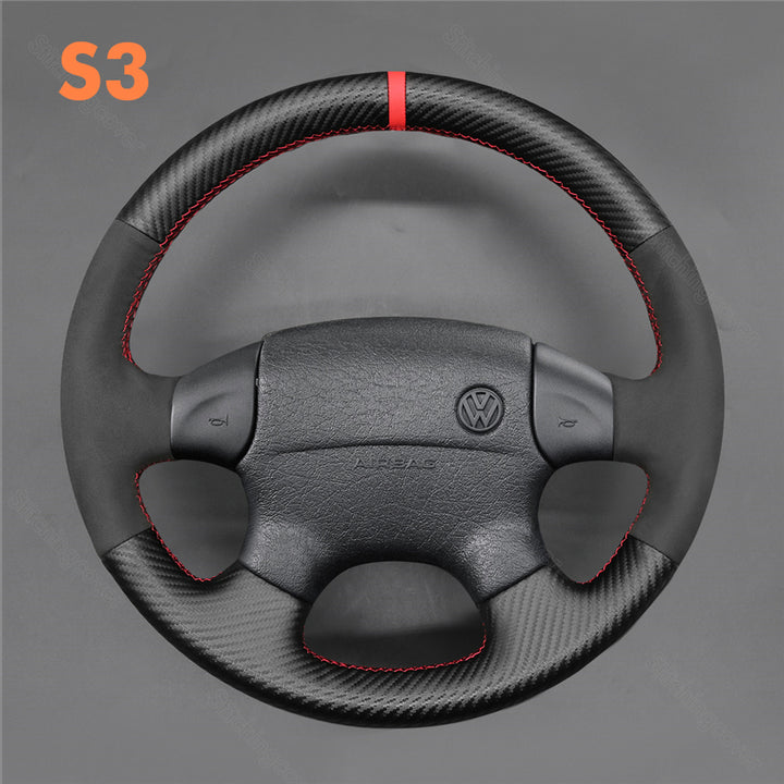 Steering Wheel Cover For Volkswagen VW Jetta Mk3 Golf Polo Gti 1991-1998