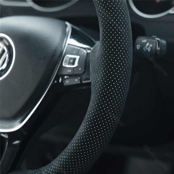 Steering Wheel Cover For Volkswagen VW Jetta R Golf 7 Polo 5 6 Sharan Up! Crafter Arteon Passat B8 Tiguan