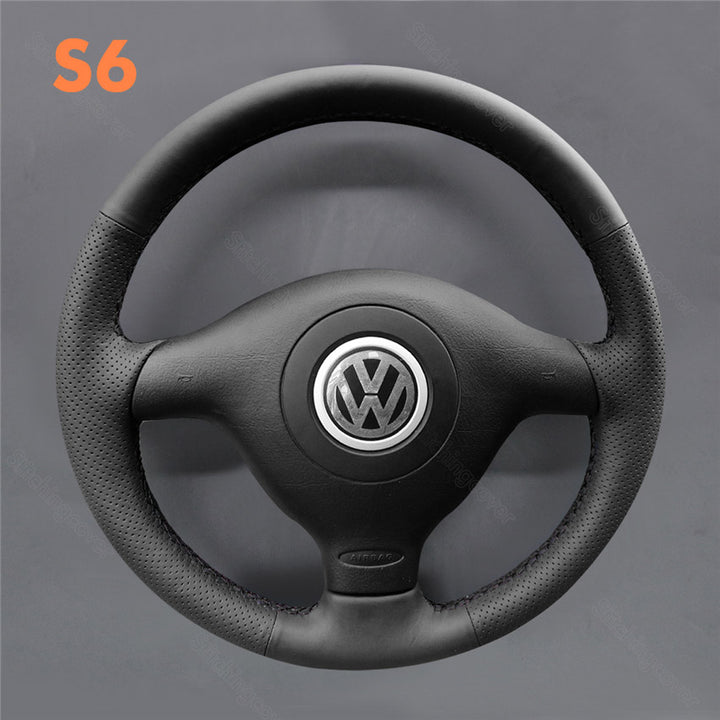 Steering Wheel Cover For Volkswagen VW MK4 Golf 4 Passat B5 Variant Polo Bora Sharan Cabrio 1997-2005