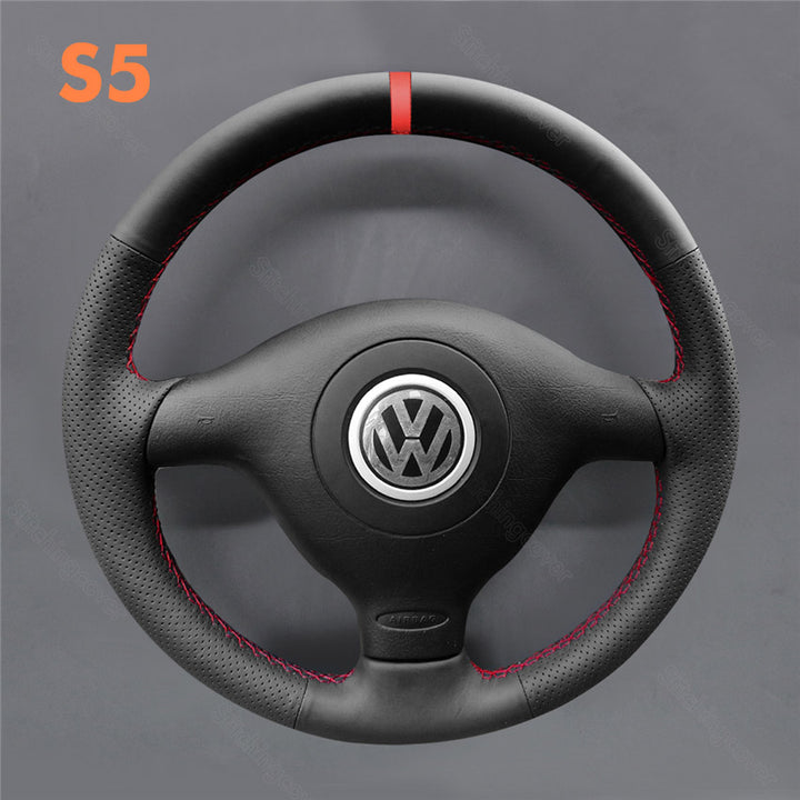 Steering Wheel Cover For Volkswagen VW MK4 Golf 4 Passat B5 Variant Polo Bora Sharan Cabrio 1997-2005