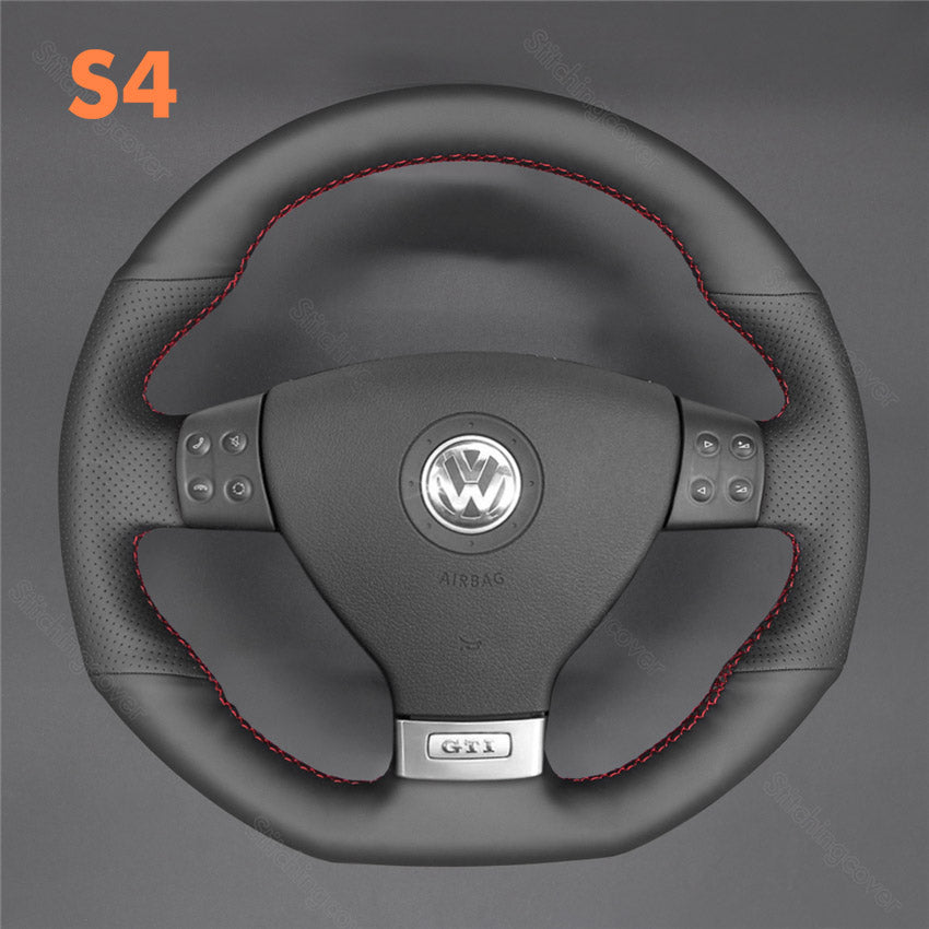 Steering Wheel Cover For Volkswagen VW MK5 Jetta Gli Golf GTI Scirocco Passat Variant Tiguan