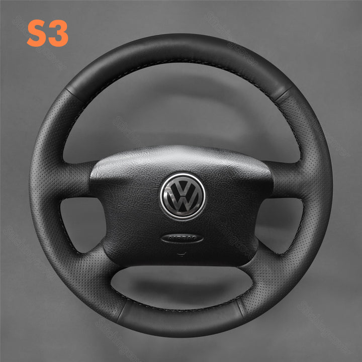 Steering Wheel Cover For Volkswagen VW Passat B5 Golf 4  Sharan Bora T4 T5 Jetta EuroVan Transporter 1997-2010