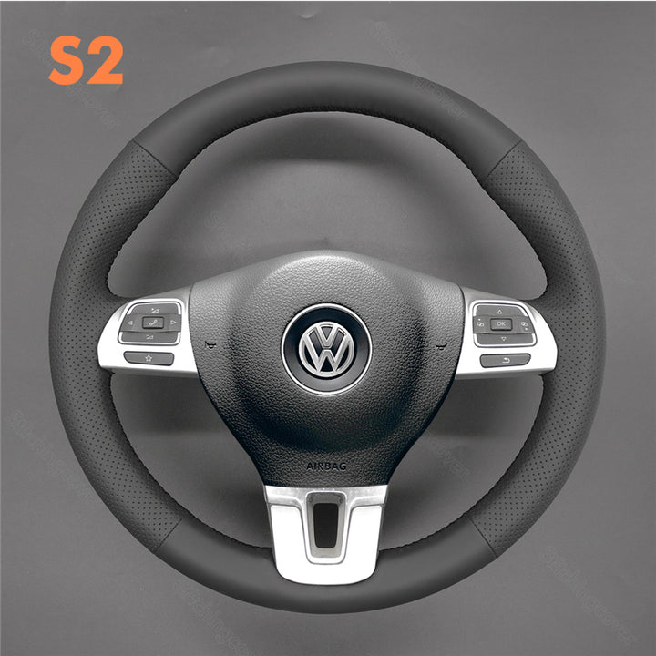 Steering Wheel Cover For Volkswagen VW Tiguan Passat Golf Jetta CC Touran