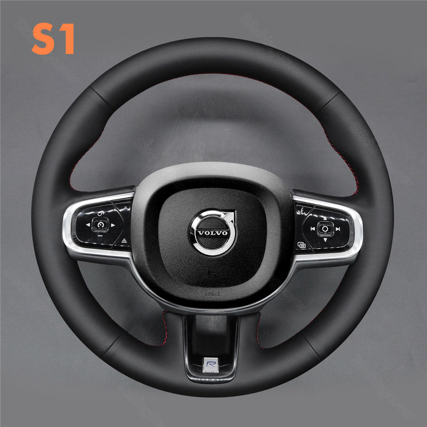 Steering Wheel Cover For Volvo XC60 S90 V90 XC90 R-Design 2015-2025
