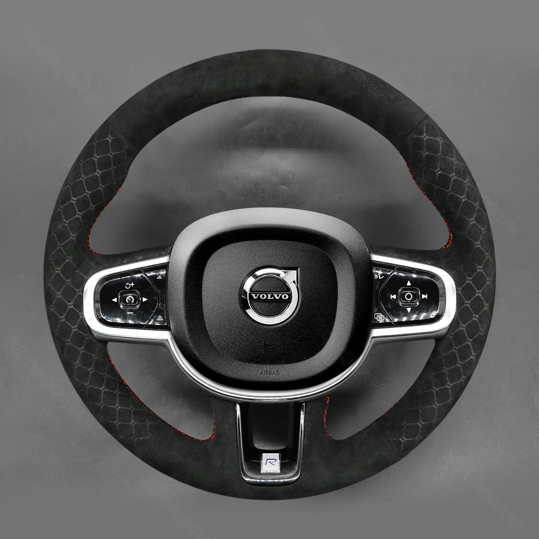 Steering Wheel Cover For Volvo XC60 S90 V90 XC90 R-Design 2015-2025