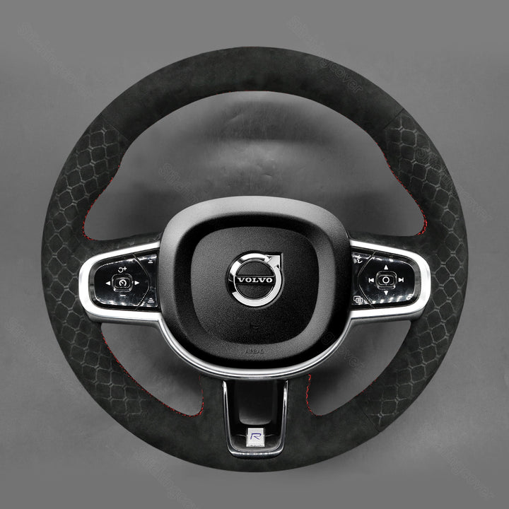 Steering Wheel Cover For Volvo XC60 S90 V90 XC90 R-Design 2015-2025