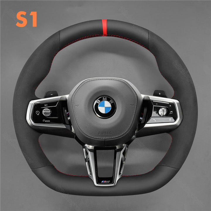 Steering Wheel Cover for BMW 5 Series 7 Series i5 i7 G60 G70 2022-2024