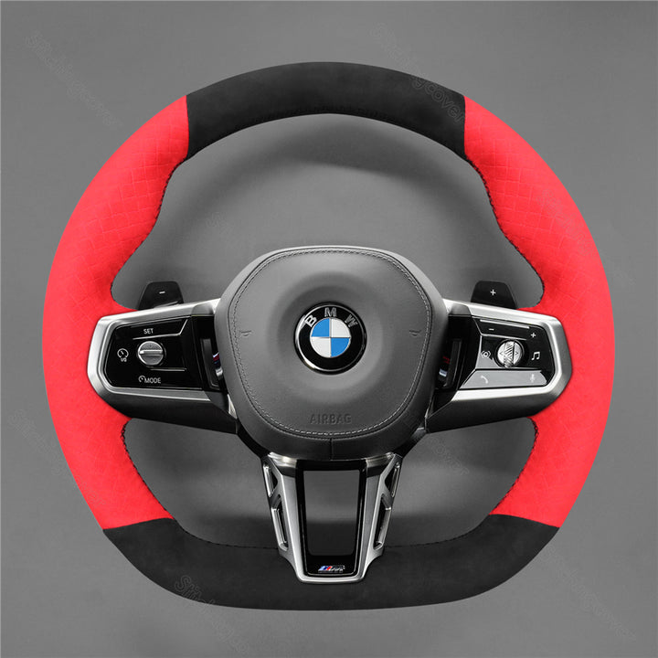 Steering Wheel Cover for BMW 5 Series 7 Series i5 i7 G60 G70 2022-2024