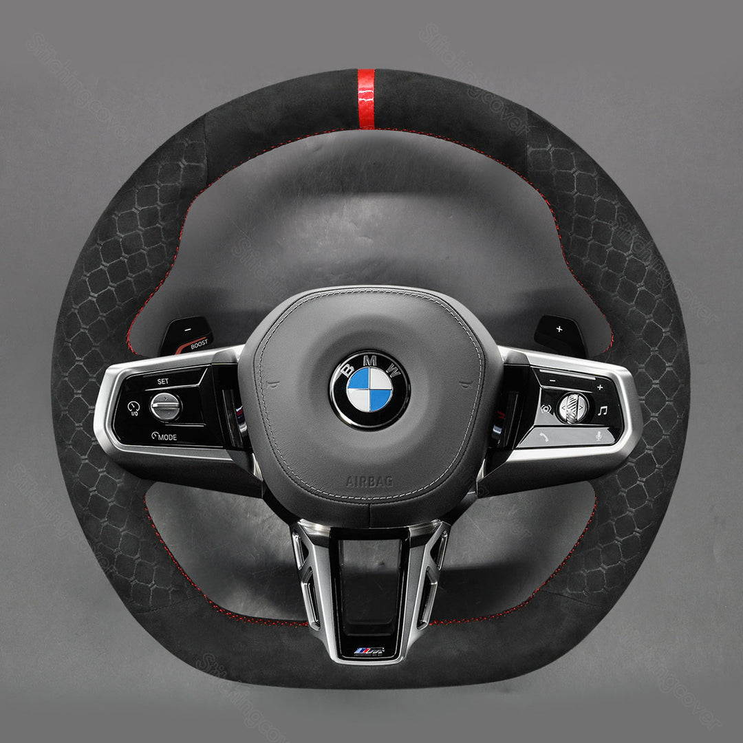 Steering Wheel Cover for BMW 5 Series 7 Series i5 i7 G60 G70 G80 2022-2025