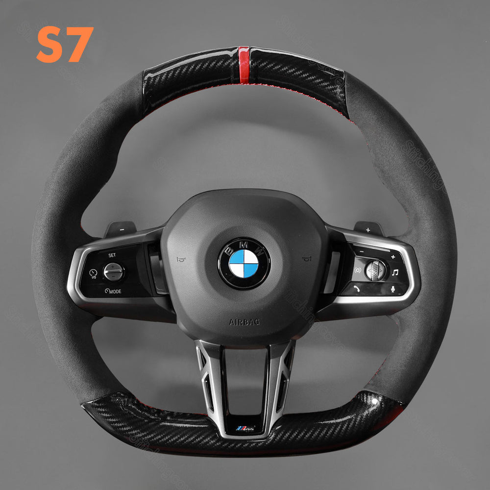 Steering Wheel Cover for BMW 5 Series 7 Series i5 i7 G60 G70 G80 2022-2025