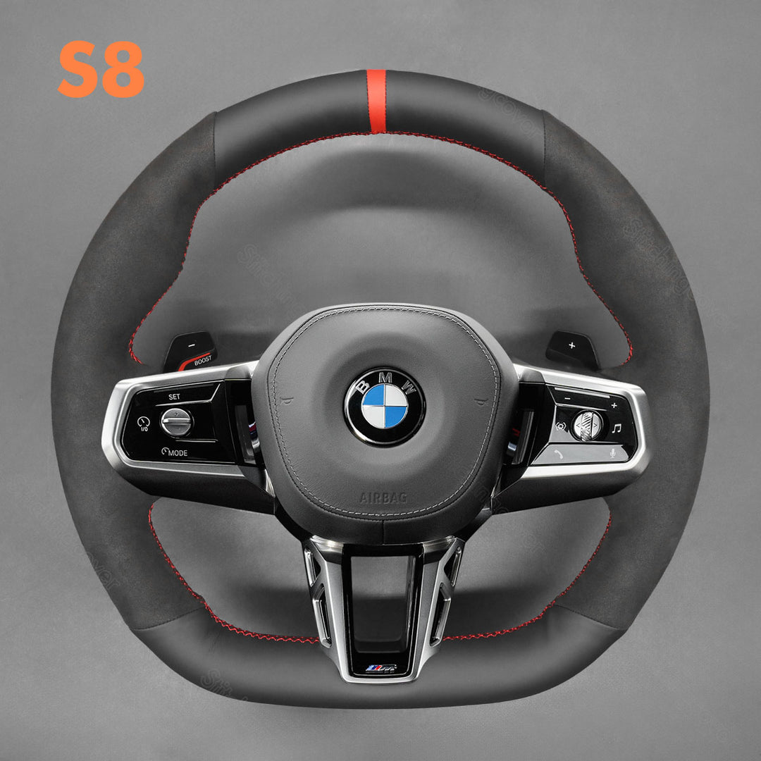 Steering Wheel Cover for BMW 5 Series 7 Series i5 i7 G60 G70 G80 2022-2025