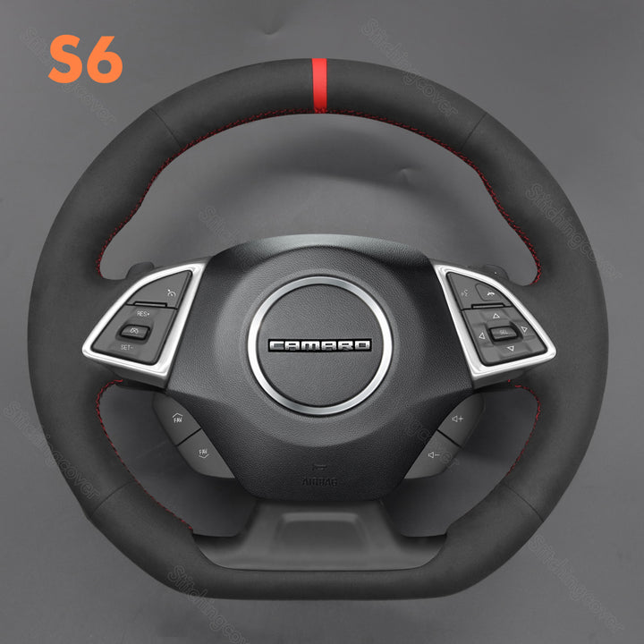 Steering Wheel Cover for Chevrolet Camaro 2016-2024