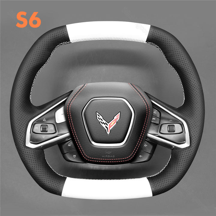 Steering Wheel Cover for Chevrolet Corvette C8 stingray Z06 2020-2025