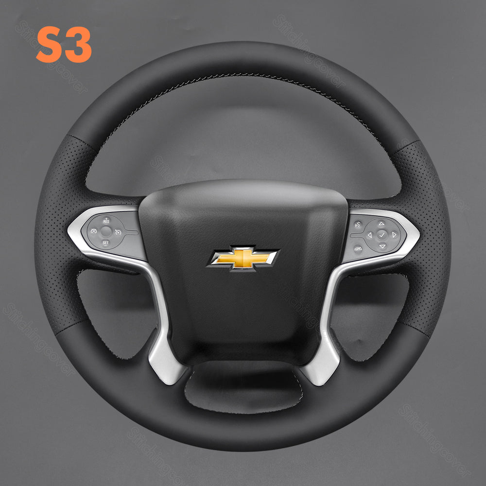 Steering Wheel Cover for Chevrolet Silverado 1500 1500LD 2500 3500 4500HD 5500HD 6500HDSuburban Tahoe 2014-2020