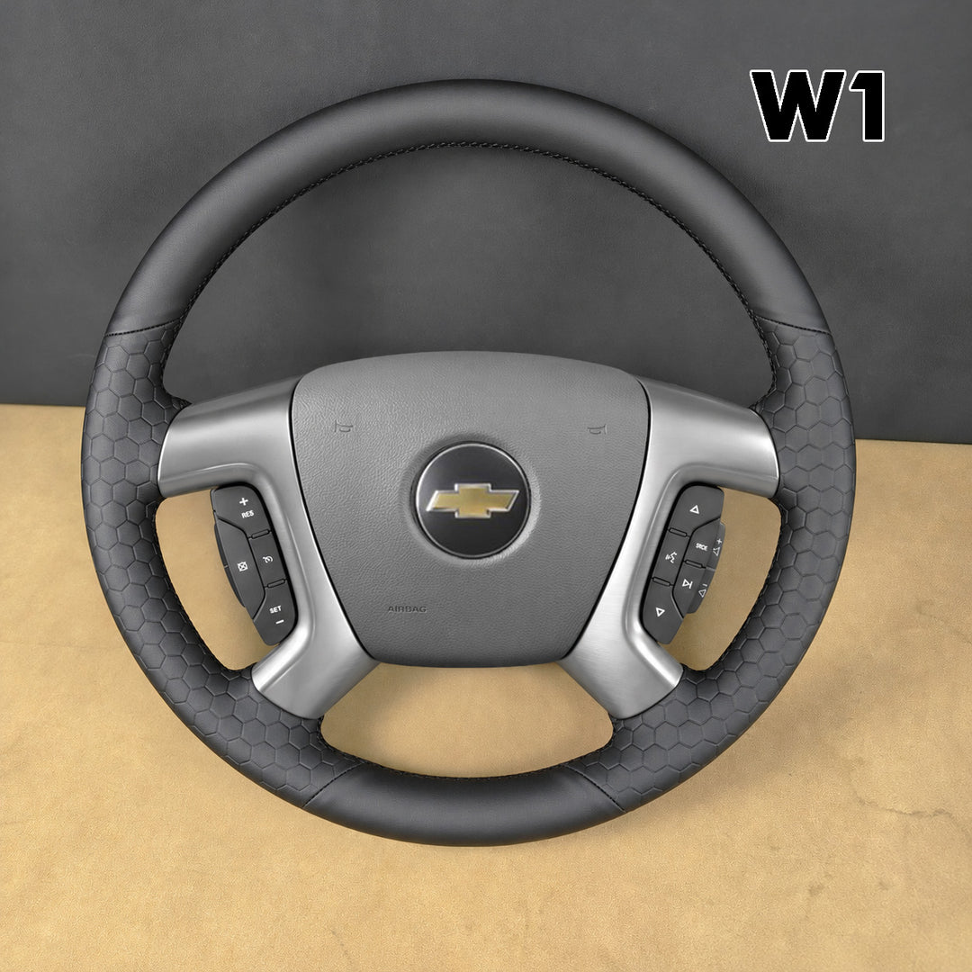 Steering Wheel Cover for Chevrolet Silverado 1500 2500 3500 Avalanche Suburban Tahoe Traverse 2007-2017