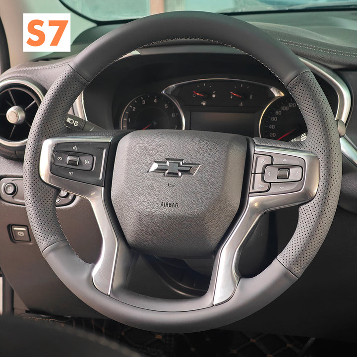 Steering Wheel Cover for Chevrolet Silverado 1500 2500 3500 Blazer Suburban Tahoe 2019-2025