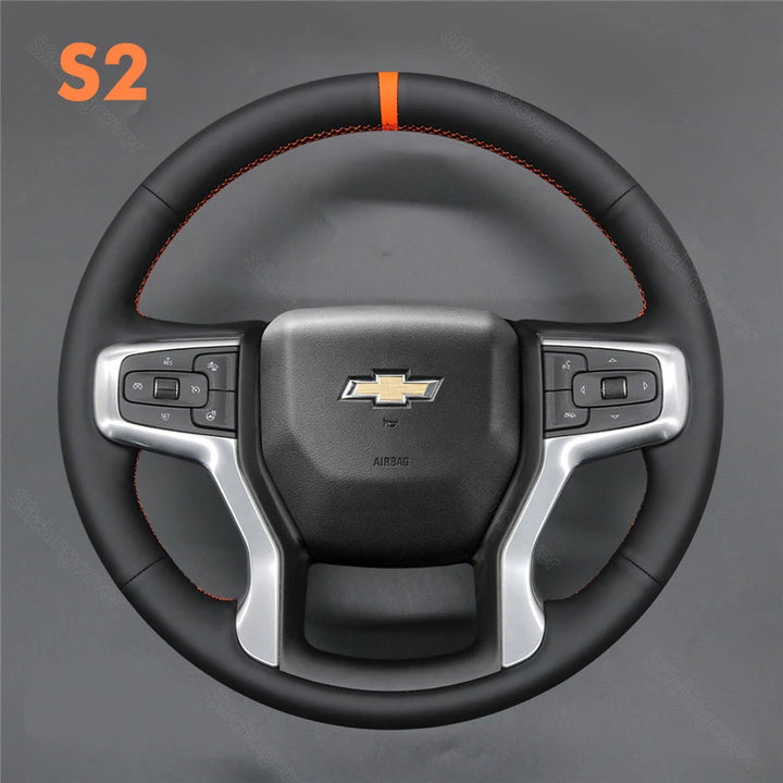 Lenkradbezug für Chevrolet Silverado 1500 2500 3500 Blazer Suburban Tahoe 2019-2025