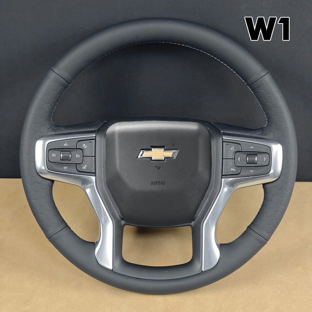 Steering Wheel Cover for Chevrolet Silverado 1500 2500 3500 Blazer Suburban Tahoe 2019-2025