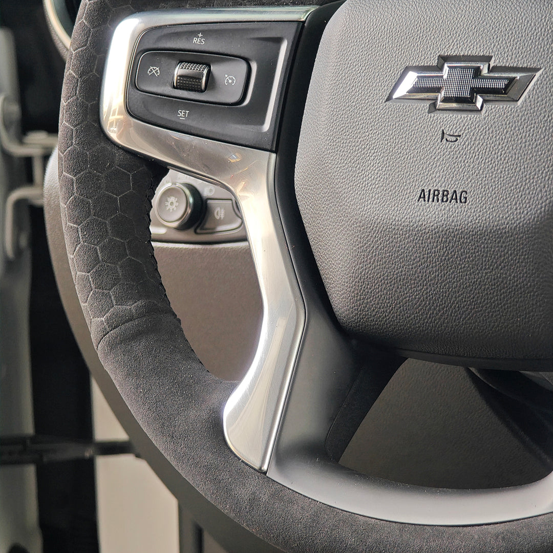 Steering Wheel Cover for Chevrolet Silverado 1500 2500 3500 Blazer Suburban Tahoe 2019-2025