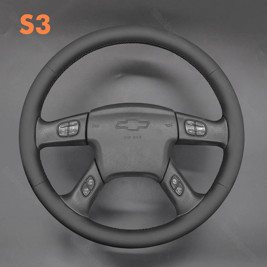 Steering Wheel Cover for Chevrolet Silverado 1500 2500 3500 Classic Avalanche Express Suburban Tahoe TrailBlazer 2001-2006