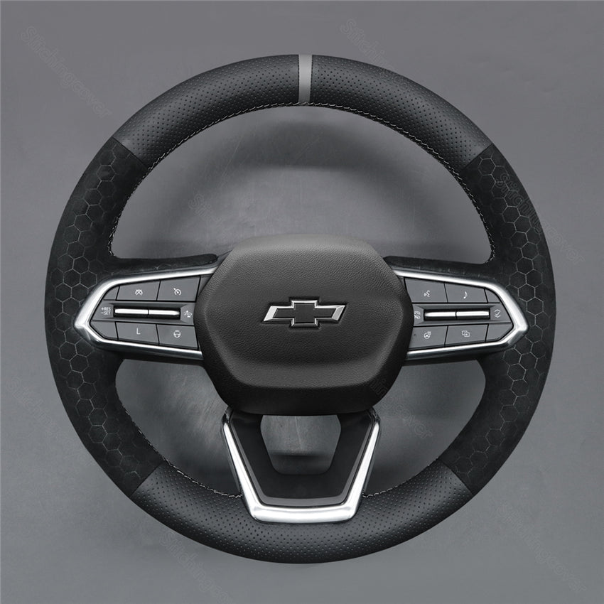 Steering Wheel Cover for Chevrolet Silverado Blazer EV Equinox Traverse Tahoe Suburban 2024-2025