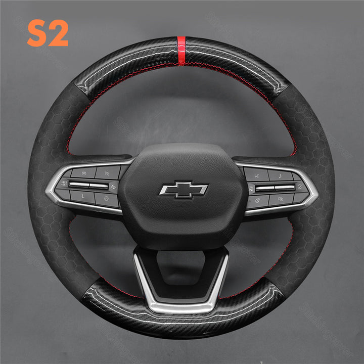 Steering Wheel Cover for Chevrolet Silverado Blazer EV Equinox Traverse Tahoe Suburban 2024-2025