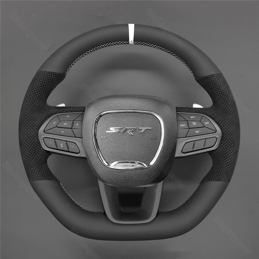 Steering Wheel Cover for Dodge Durango Challenger Scat R/T 2015-2023