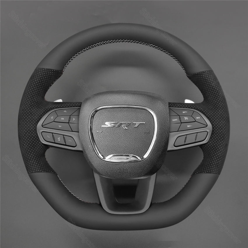Steering Wheel Cover for Dodge Durango Challenger Scat R/T 2015-2023
