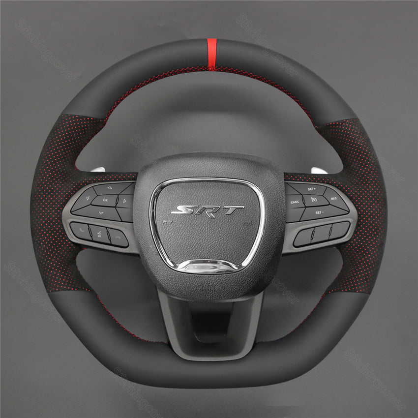 Steering Wheel Cover for Dodge Durango Challenger Scat R/T 2015-2023