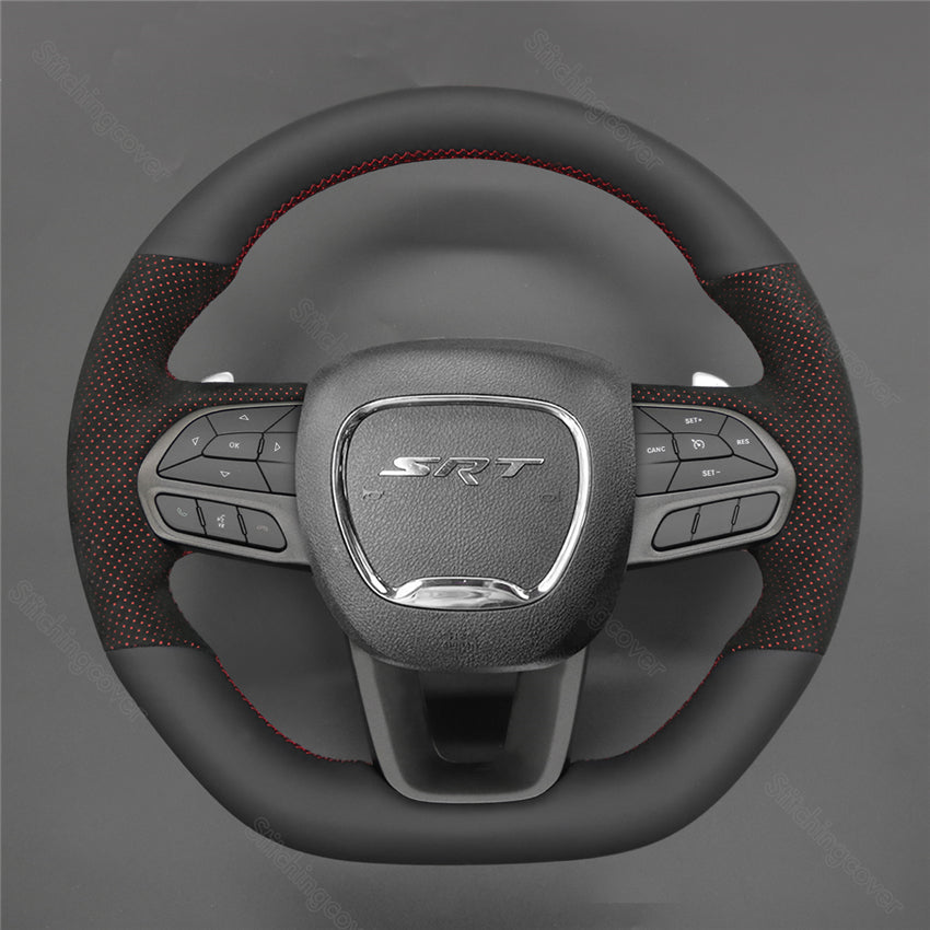 Steering Wheel Cover for Dodge Durango Challenger Scat R/T 2015-2023