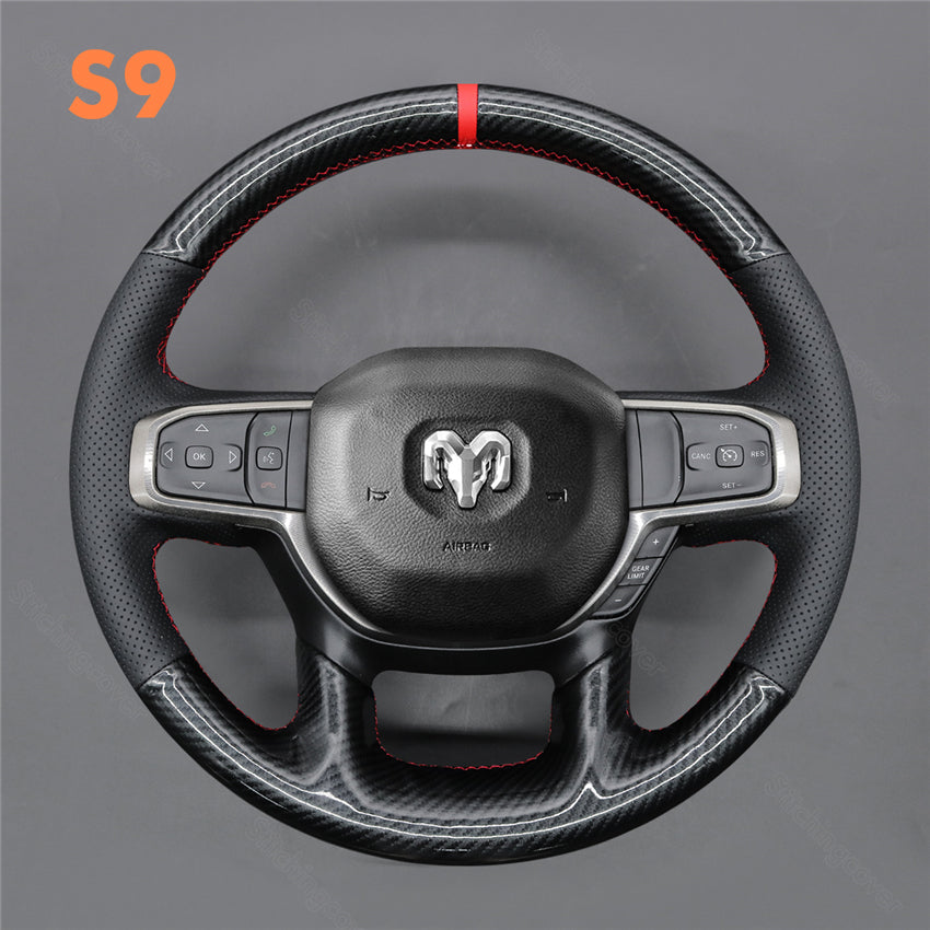 Steering Wheel Cover for Dodge Ram 1500 2500 3500 4500 5500 2019-2025