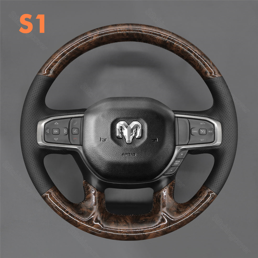 Steering Wheel Cover for Dodge Ram 1500 2500 3500 4500 5500 2019-2026