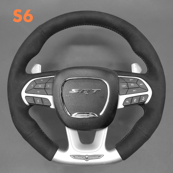 Steering Wheel Cover for Dodge SRT Challenger Charger Durango 2015-2023