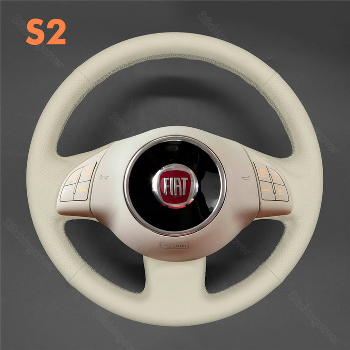 Steering Wheel Cover for Fiat 500c 500e 2007-2017