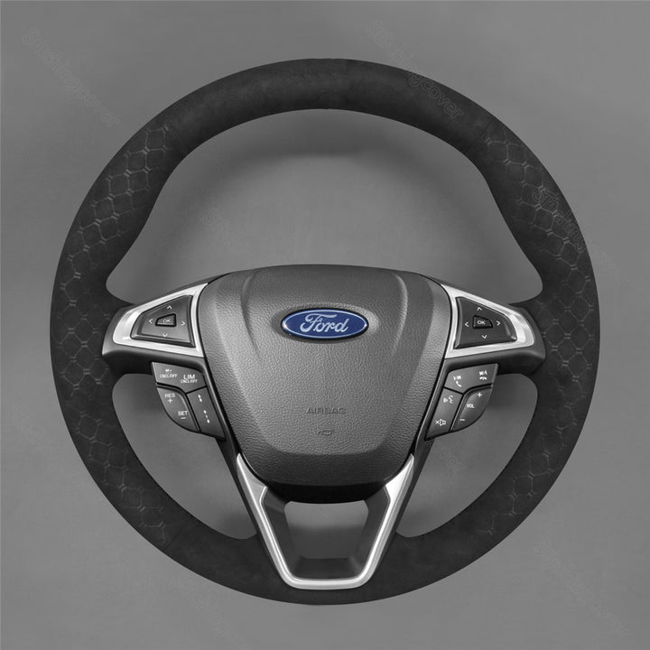 Steering Wheel Cover for Ford Edge Fusion Galaxy Mondeo S-Max 2013-2024