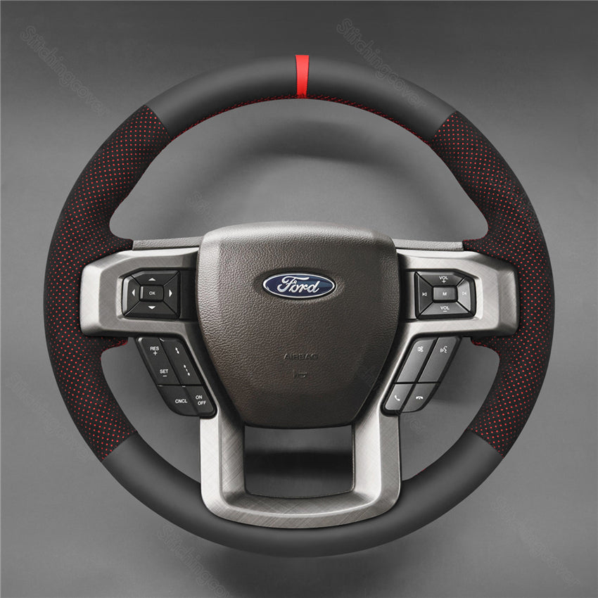 Steering Wheel Cover for Ford F-150 F-250 F-350 F-450 Expedition 2015-2023