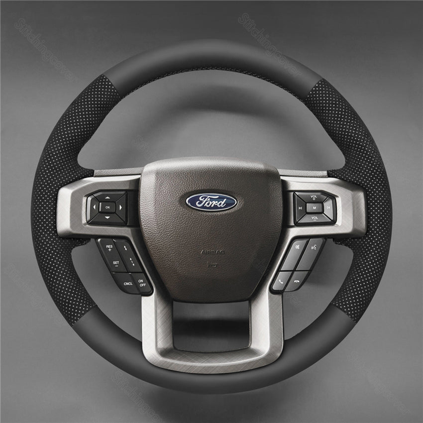 Steering Wheel Cover for Ford F-150 F-250 F-350 F-450 Expedition 2015-2023