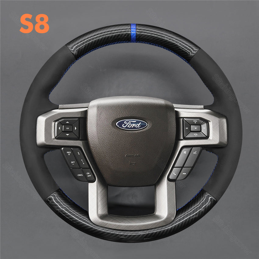 Steering Wheel Cover for Ford F150 F-150 F-250 F-350 F-450 Expedition 2015-2023