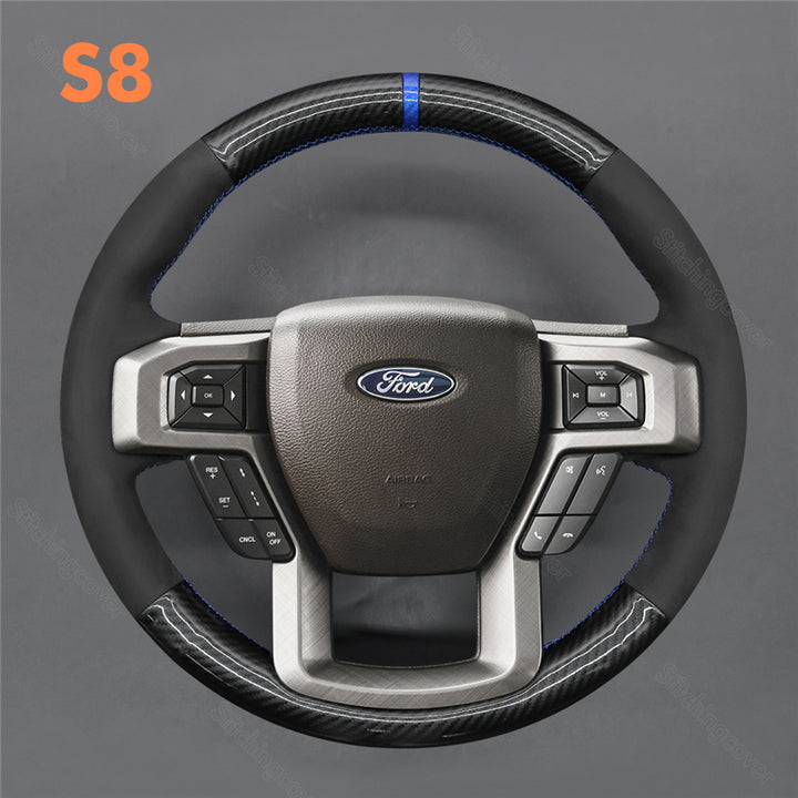 Steering Wheel Cover for Ford F150 F-150 F-250 F-350 F-450 Expedition 2015-2023
