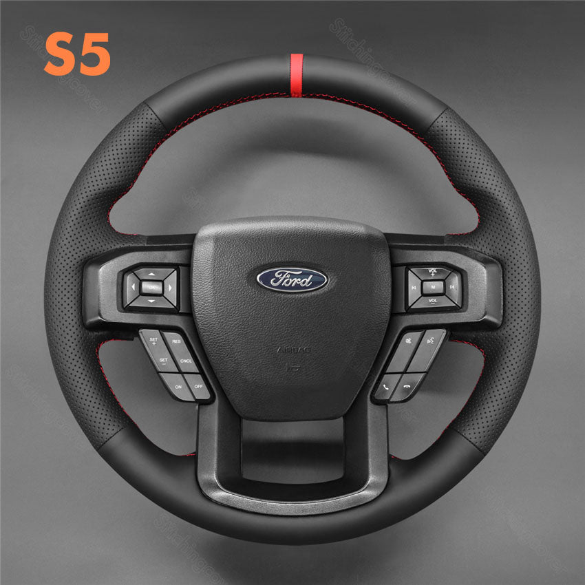 Steering Wheel Cover for Ford F150 F-150 F-250 F-350 F-450 Expedition 2015-2023