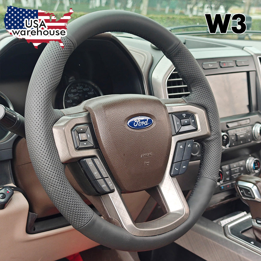 Steering Wheel Cover for Ford F150 F-150 F-250 F-350 F-450 Expedition 2015-2023