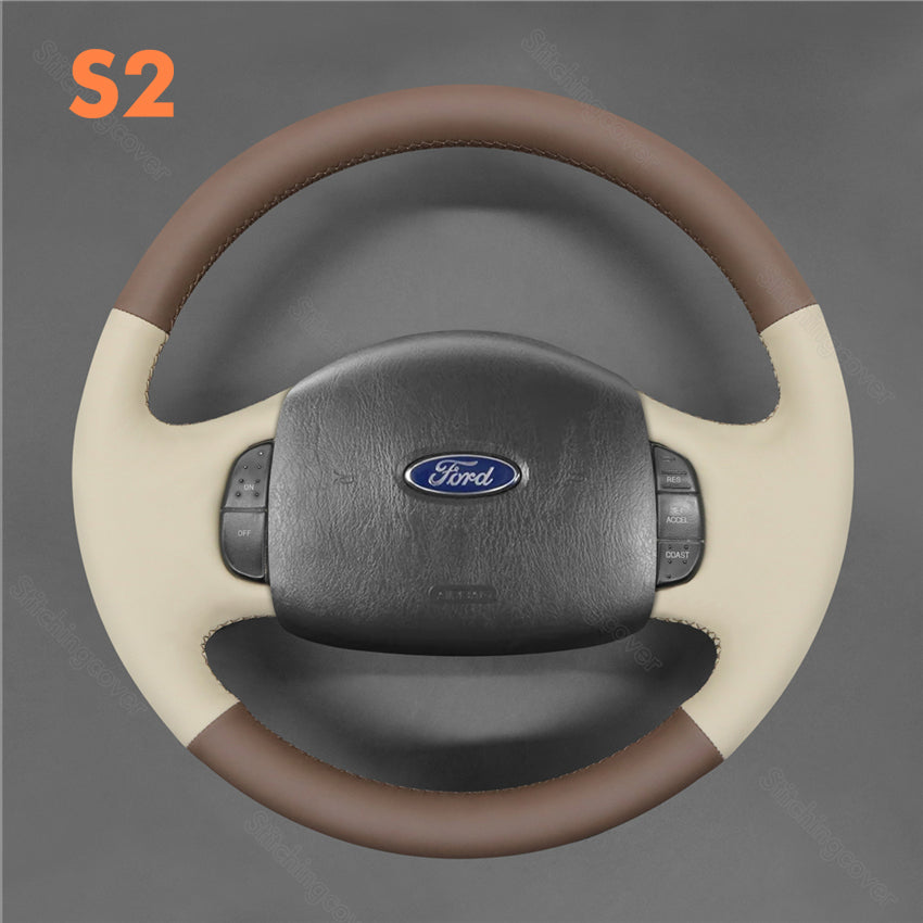 Steering Wheel Cover for Ford F150 F250 F350 Expedition Excursion Super Duty 1997-2006