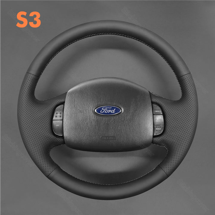Steering Wheel Cover for Ford F150 F250 F350 Expedition Excursion Super Duty 1997-2006