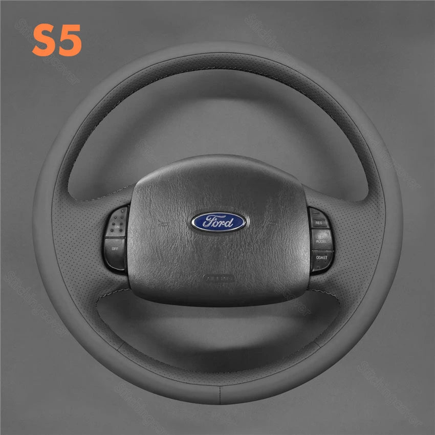 Steering Wheel Cover for Ford F150 F250 F350 Expedition Excursion Super Duty 1997-2006