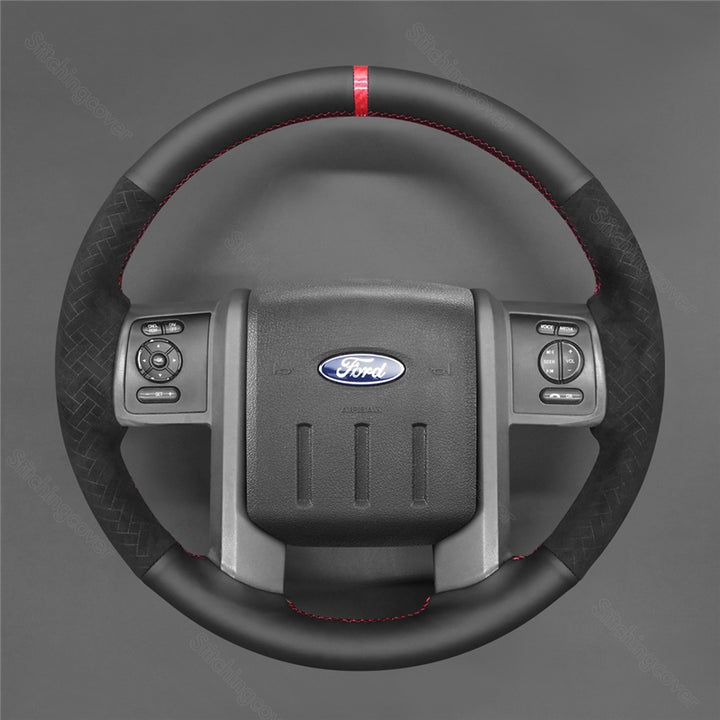 Steering Wheel Cover for Ford F250 F-250 F350 F-350 F550 F-550 Lariat Expedition King Ranch Super duty 2007-2016