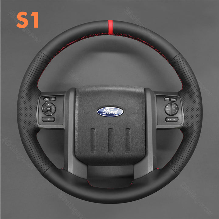Steering Wheel Cover for Ford F250 F-250 F350 F-350 F550 F-550 Lariat Expedition Super duty 2007-2016